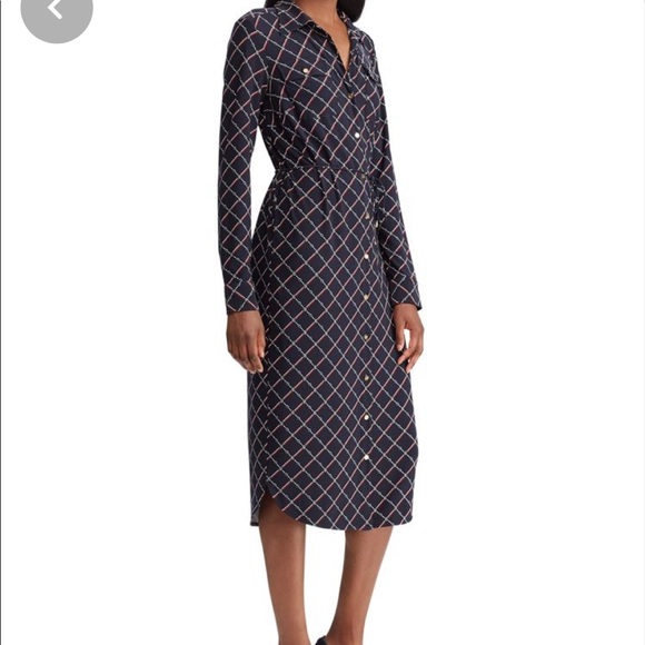 Ralph Lauren Navy Logo Shirt Dress - Picture 4 of 13